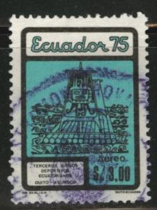 Ecuador Scott C557 used 1975 airmail stamp 