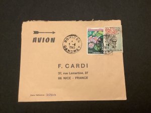 Republic Of Dahomey 1969 Air Mail  Stamp Cover R40816