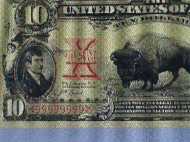 ​UNITED STATES-1901-CAT.185-BUFFALO 24K- GOLD REPLICA $10-VF-EST. $65-LAST ONE