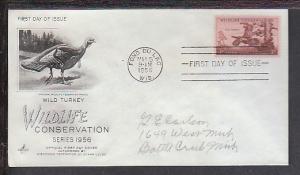 US Turkey 1956 Artcraft Pencil FDC BIN