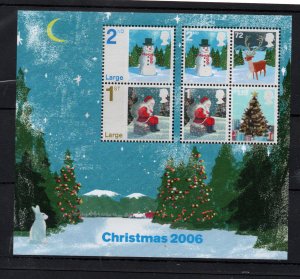 GB 2006 Christmas MNH Mini Sheet MS2684 WS35492