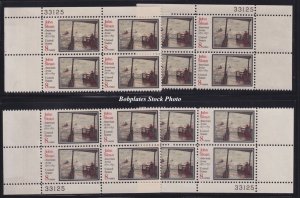 BOBPLATES #1433 John Sloan Matched Set Plate Blocks VF NH <> See Detail for #'s