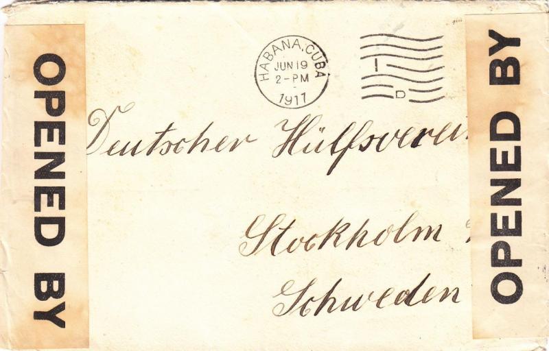 1917, German Merchant Marine Internee, Habana, See Remark (C2678)