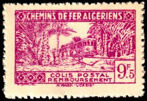 ✔️ALGERIA 1945 RAILWAY PARCELS  TRAIN LOCOMOTIVES M.168a MNH  $22.00 [03.16]