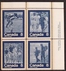 Canada 632a Plate Block UR VF MNH