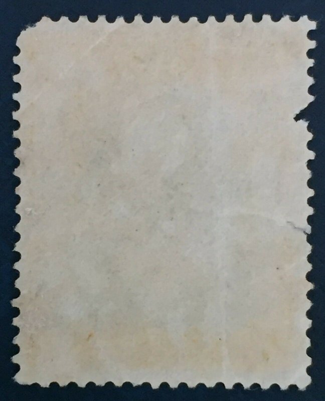 1909 RARE clear PENANG Malaya cancelled on Thailand Siam1 Att has faults M2475
