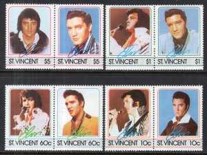 St Vincent 874-877 Elvis MNH VF