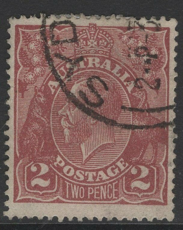 AUSTRALIA SG78 1924 2d RED-BROWN USED