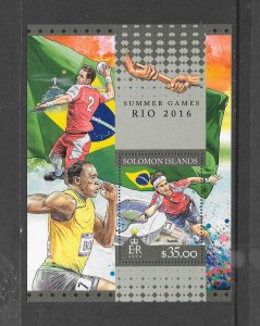 SOLOMON ISLANDS -  CLEARANCE SALE! #2110 OLYMPICS S/S MNH