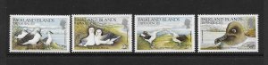 BIRDS - FALKLAND ISLANDS DEPENDENCIES #1L88-91  MNH