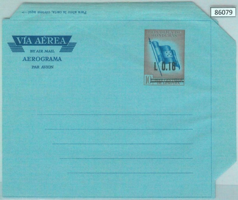 86079 - HONDURAS - POSTAL HISTORY -  POSTAL STATIONERY Aerogramme - FLAGS