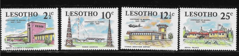 Lesotho 1969 Centenary of Maseru Sc 67-70 MNH A2337