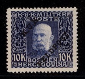 Austria 1915 Scott #M21 gray paper MH (see description)