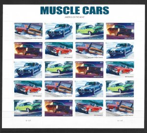 U.S. Sc. #4747B Muscle Cars sheet MNH L158