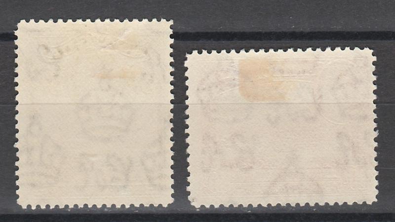 ANTIGUA 1938 KGVI PICTORIAL 5/- AND 10/-