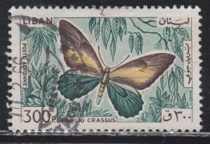 Lebanon C435 Papilio Crassus 1965