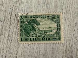 Liberia #183 Used, 1c, Cape Mesurado, 2024 SCV.$0.25