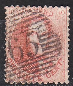 BELGIEN BELGIUM [1863] MiNr 0013 B ( O/used ) [01]