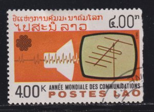 Laos 507 World Communications Year 1983