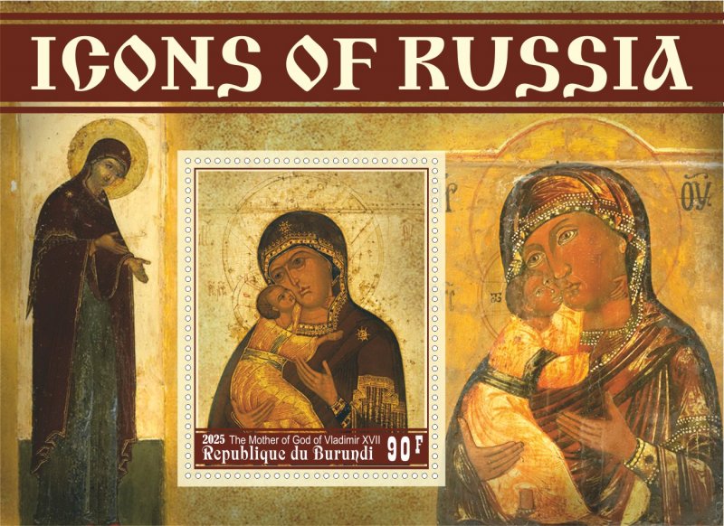 Stamps. Icons, Orthodoxy 8 sheets perforated  NEW