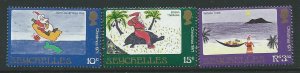 SEYCHELLES SG300/2 1971 CHRISTMAS  MNH