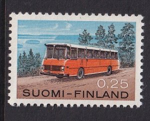 Finland  #460   MNH  1971  post bus  25p