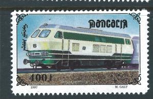 Mongolia Sc#225A-I, K-L 1997 Trains Railroad