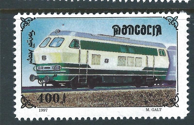 Mongolia Sc#225A-I, K-L 1997 Trains Railroad