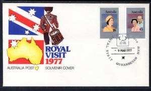 Australia 659-660 Royal Visit U/A FDC