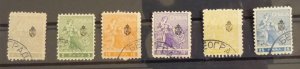 Serbia c1911 Newspaper Stamps - 6 Different - Beograd Cancel US 2 