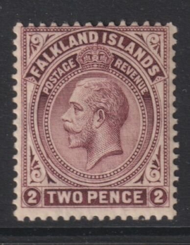 Falkland Islands Sc# 43 KGV 1923 MMH 2 pence issue CV $26.00 