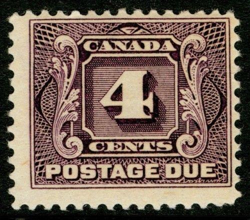 CANADA SGD5, 4c violet, M MINT. Cat £45.