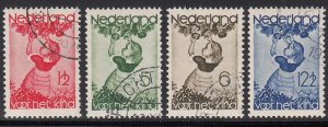 Netherlands #B82-85 Used