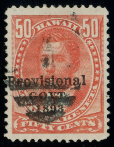 HAWAII Scott# 72, VF+, Tall and Handsome, USED, SCV $120 (51993) 