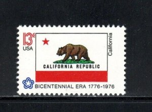 1663 * CALIFORNIA STATE FLAG  *  U.S. Postage Stamp MNH