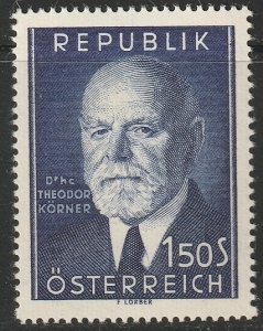 Austria 1953 Sc 588 MNH**