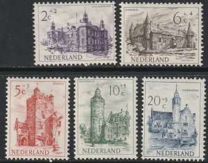 Netherlands 1951 Sc B224-8 set MH*