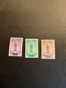 Stamps Thailand Scott #309-11 hinged