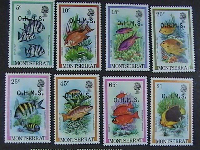 MONTSERRAT # O45-O55-MINT/NEVER HINGED-COMPLETE SET--OFFICIALS--QEII--1981