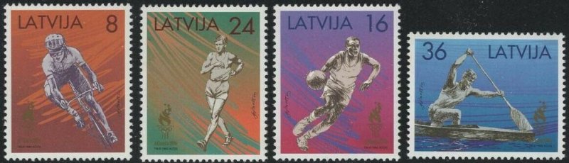 Latvia 1996 #418-21 MNH. Olympics
