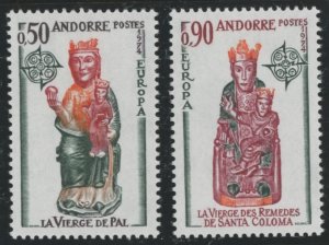 Andorra (French) #232-233 Mint (NH) Single (Complete Set) (Europa)