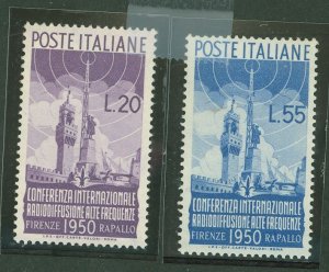 Italy #538-9 Mint (NH) Single (Complete Set)