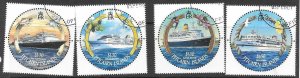 PITCAIRN ISLANDS SG587/90  2001 CRUISE SHIPS FINE USED