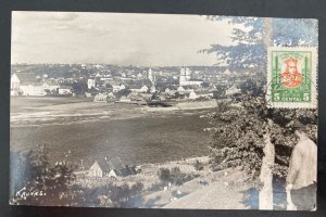 1931 Kaunas Lithuania Real Picture Postcard cover City View