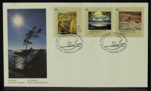 3222   Canada   FDC's   # 1559a-c, 1560a-d, 1561a-c    Group of 7    CV$ 10.40