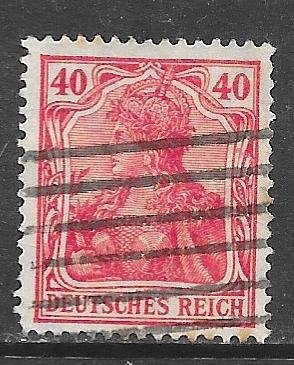 Germany 124: 40pf Germania, used, F-VF