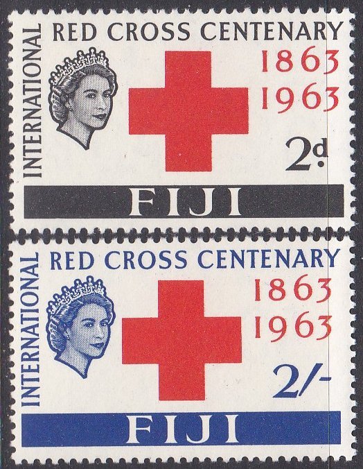 Fiji Sc #203-204 Mint Hinged