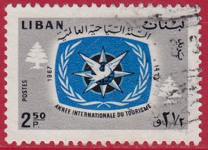 Lebanon - 1967 - Scott #450 - used - International Tourism Year