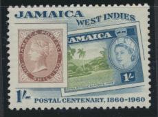 Jamaica SG 180  Mint Light Hinge  SC# 180   Stamp Centenary see details