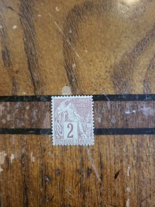 Stamps French Colonies Scott #47 h